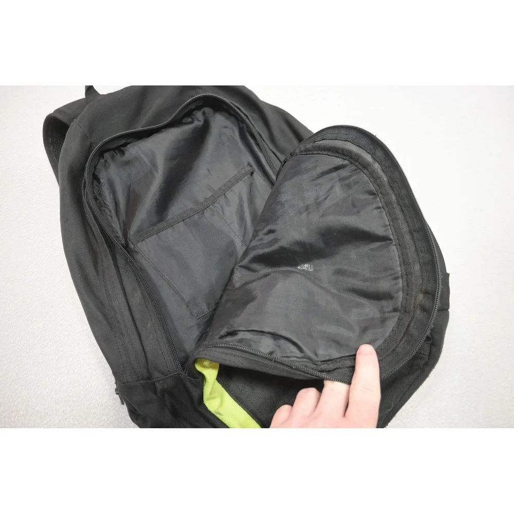 Jordan‎ Backpack Mens OS Black Neon Yellow Jumpman Athletic Bag Good